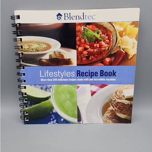 Blendtec Lifestyles Recipe Book Revised June 2008, Spiral Bound Over 300 Recipes